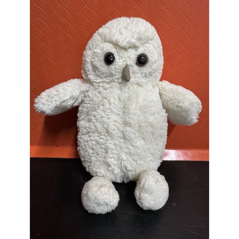JELLYCAT Mini 7" Woodland White Bashful Owl Baby Plush Stuffed
